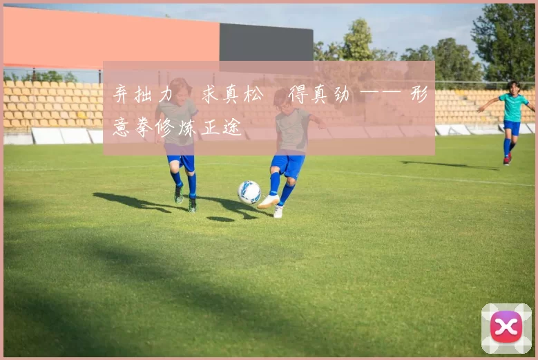 弃拙力・求真松・得真劲 —— 形意拳修炼正途