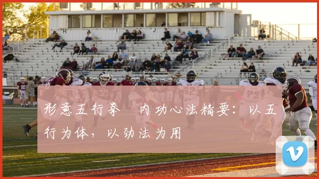 形意五行拳・内功心法精要:以五行为体,以劲法为用