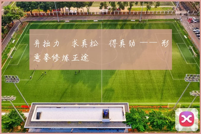 弃拙力・求真松・得真劲 —— 形意拳修炼正途