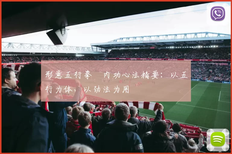 形意五行拳・内功心法精要:以五行为体,以劲法为用