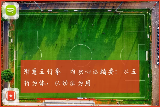 形意五行拳・内功心法精要：以五行为体，以劲法为用