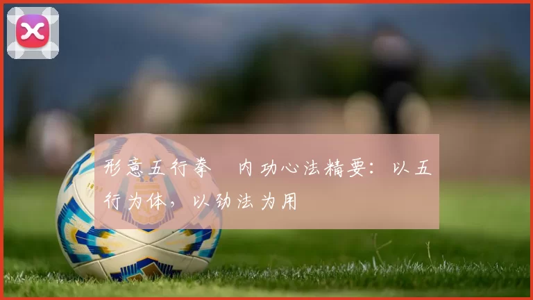 形意五行拳・内功心法精要：以五行为体，以劲法为用