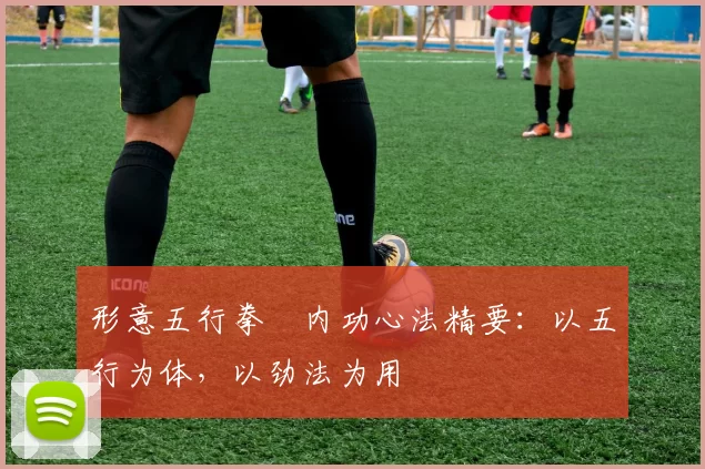 形意五行拳・内功心法精要：以五行为体，以劲法为用