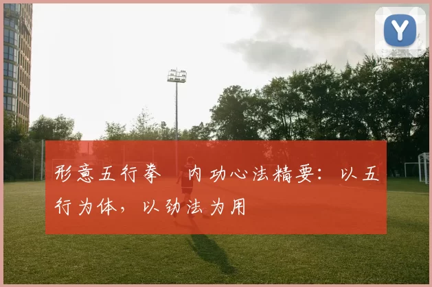 形意五行拳・内功心法精要：以五行为体，以劲法为用