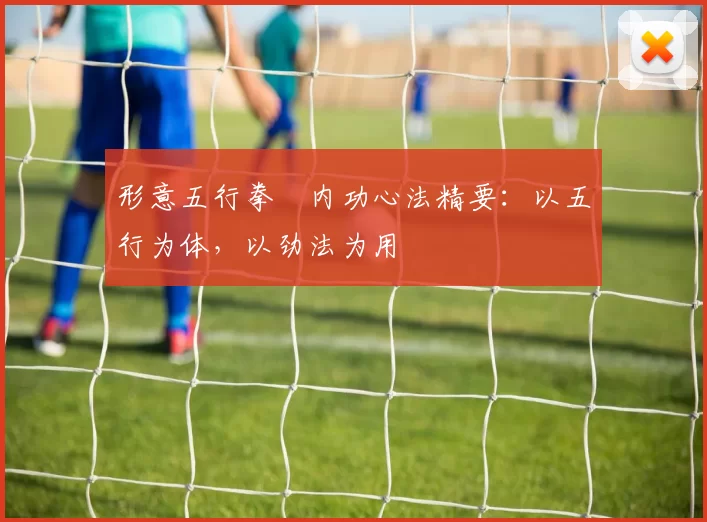 形意五行拳・内功心法精要:以五行为体,以劲法为用
