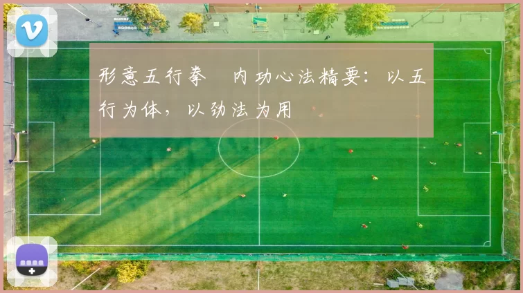 形意五行拳・内功心法精要:以五行为体,以劲法为用