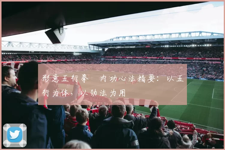 形意五行拳・内功心法精要:以五行为体,以劲法为用