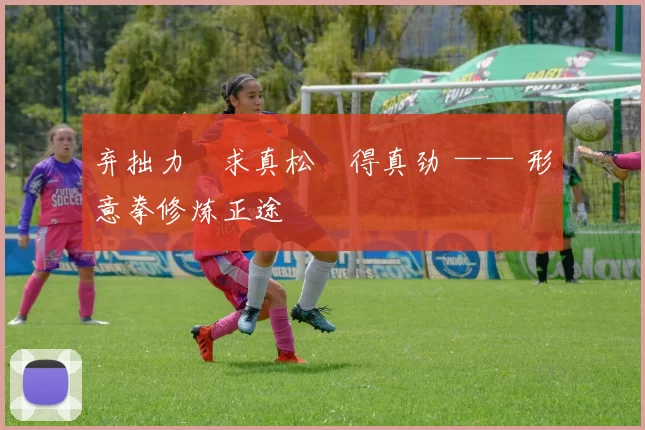 弃拙力・求真松・得真劲 —— 形意拳修炼正途