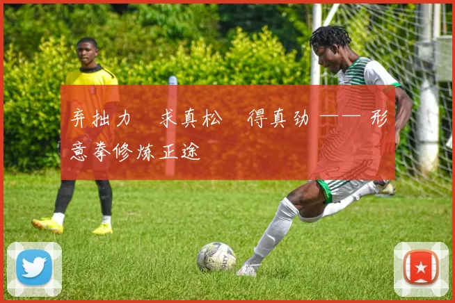 弃拙力・求真松・得真劲 —— 形意拳修炼正途