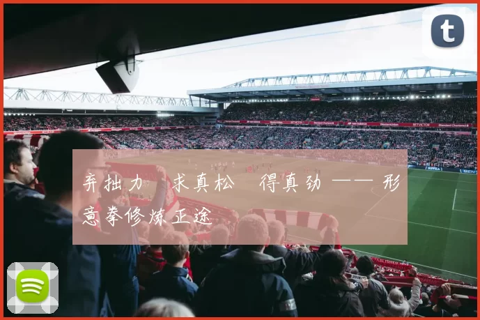 弃拙力・求真松・得真劲 —— 形意拳修炼正途