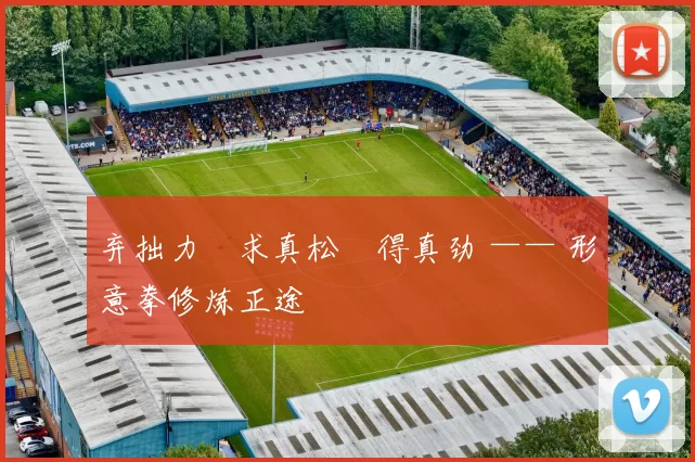 弃拙力・求真松・得真劲 —— 形意拳修炼正途