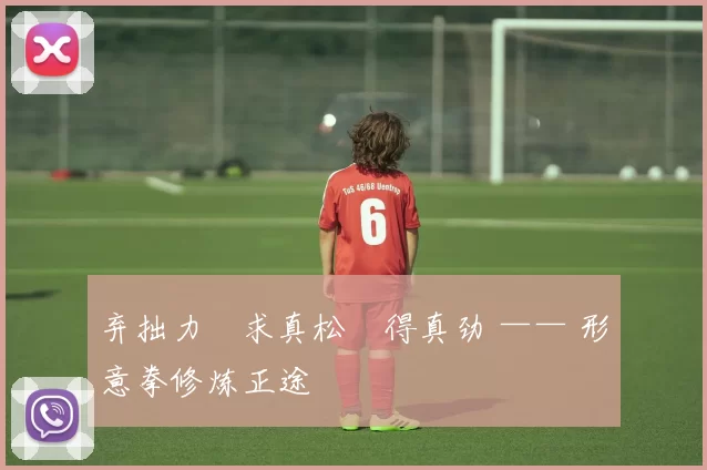 弃拙力・求真松・得真劲 —— 形意拳修炼正途