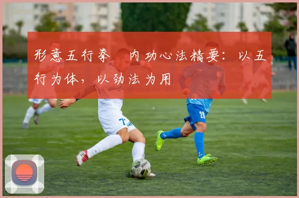 形意五行拳・内功心法精要:以五行为体,以劲法为用