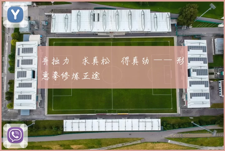 弃拙力・求真松・得真劲 —— 形意拳修炼正途