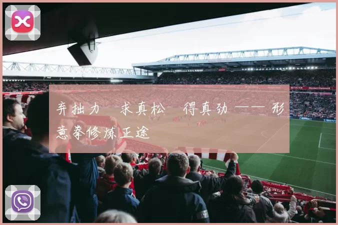 弃拙力・求真松・得真劲 —— 形意拳修炼正途