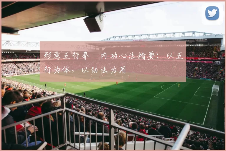 形意五行拳・内功心法精要：以五行为体，以劲法为用