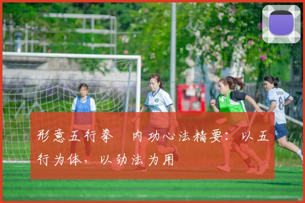 形意五行拳・内功心法精要：以五行为体，以劲法为用