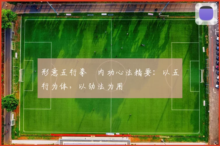 形意五行拳・内功心法精要:以五行为体,以劲法为用