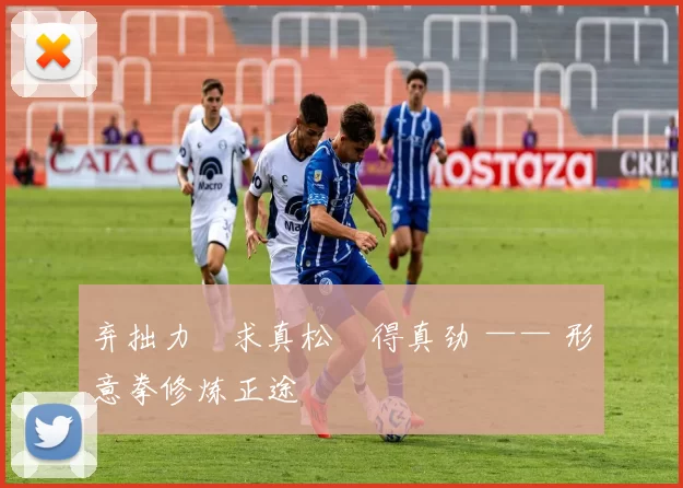 弃拙力・求真松・得真劲 —— 形意拳修炼正途