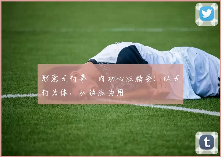 形意五行拳・内功心法精要：以五行为体，以劲法为用