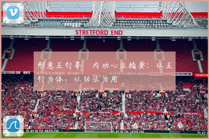 形意五行拳・内功心法精要：以五行为体，以劲法为用