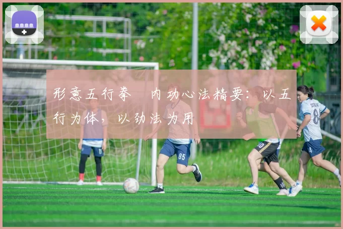 形意五行拳・内功心法精要：以五行为体，以劲法为用