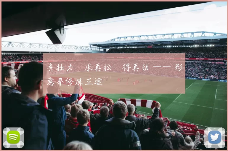 弃拙力・求真松・得真劲 —— 形意拳修炼正途