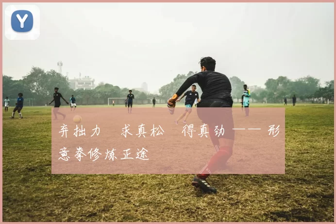 弃拙力・求真松・得真劲 —— 形意拳修炼正途