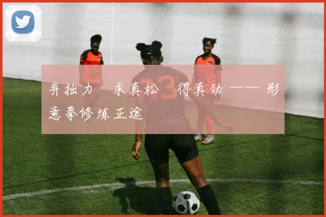 弃拙力・求真松・得真劲 —— 形意拳修炼正途