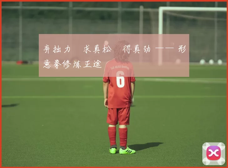 弃拙力・求真松・得真劲 —— 形意拳修炼正途