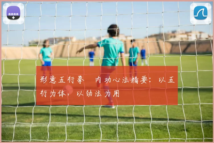 形意五行拳・内功心法精要:以五行为体,以劲法为用