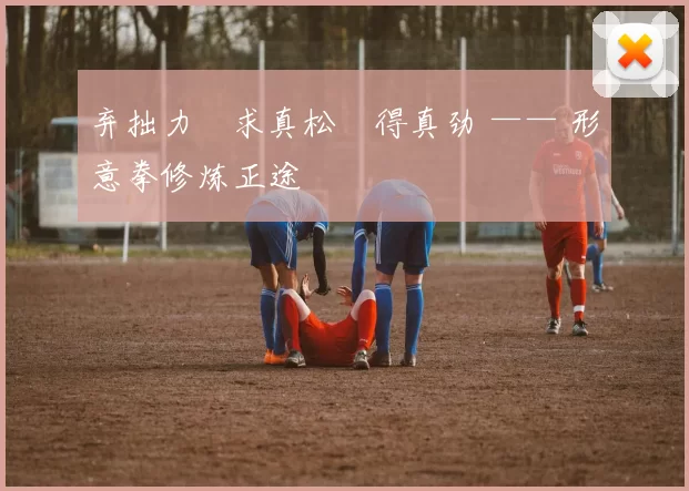 弃拙力・求真松・得真劲 —— 形意拳修炼正途