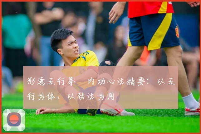 形意五行拳・内功心法精要:以五行为体,以劲法为用