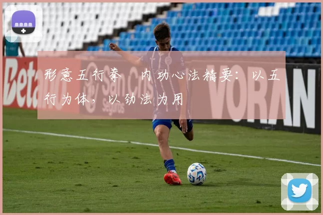 形意五行拳・内功心法精要：以五行为体，以劲法为用