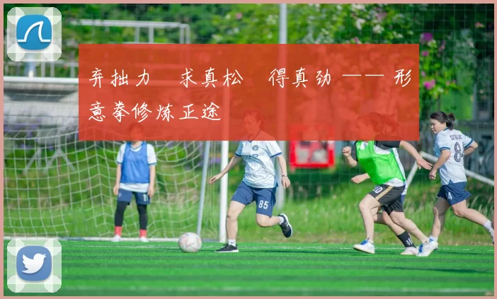 弃拙力・求真松・得真劲 —— 形意拳修炼正途