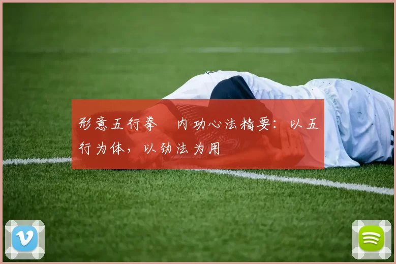 形意五行拳・内功心法精要:以五行为体,以劲法为用