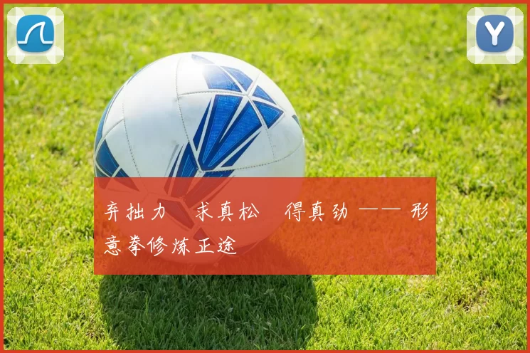 弃拙力・求真松・得真劲 —— 形意拳修炼正途