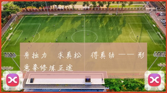 弃拙力・求真松・得真劲 —— 形意拳修炼正途