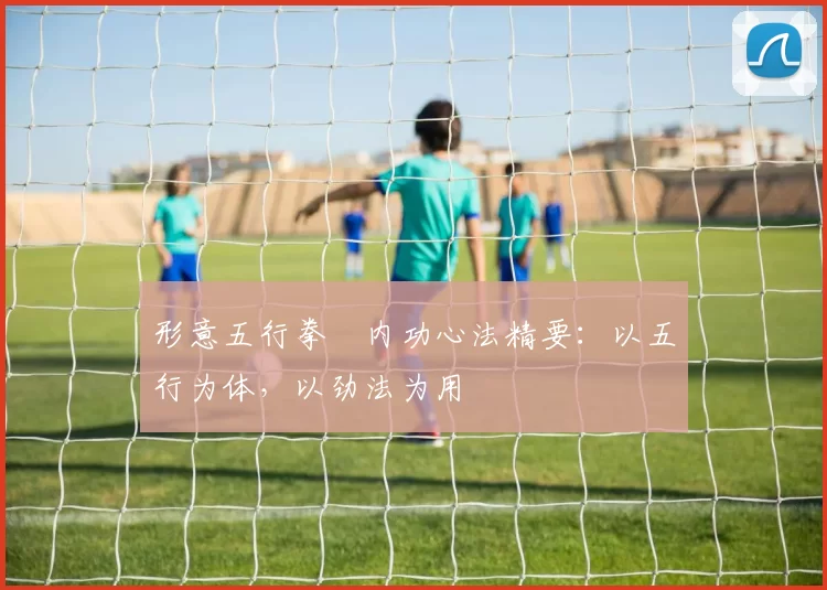 形意五行拳・内功心法精要:以五行为体,以劲法为用