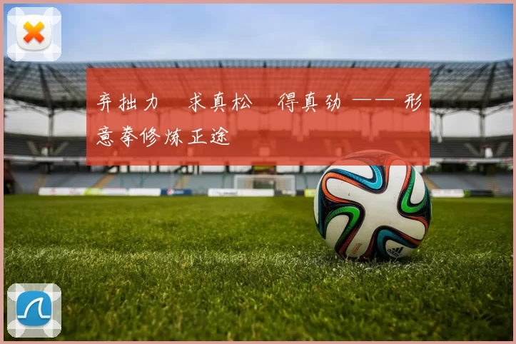 弃拙力・求真松・得真劲 —— 形意拳修炼正途