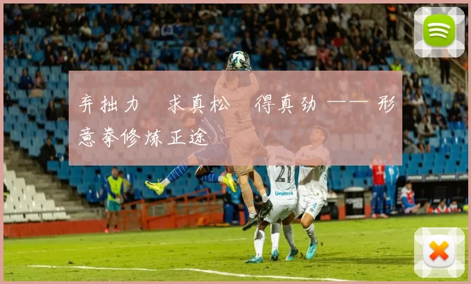 弃拙力・求真松・得真劲 —— 形意拳修炼正途