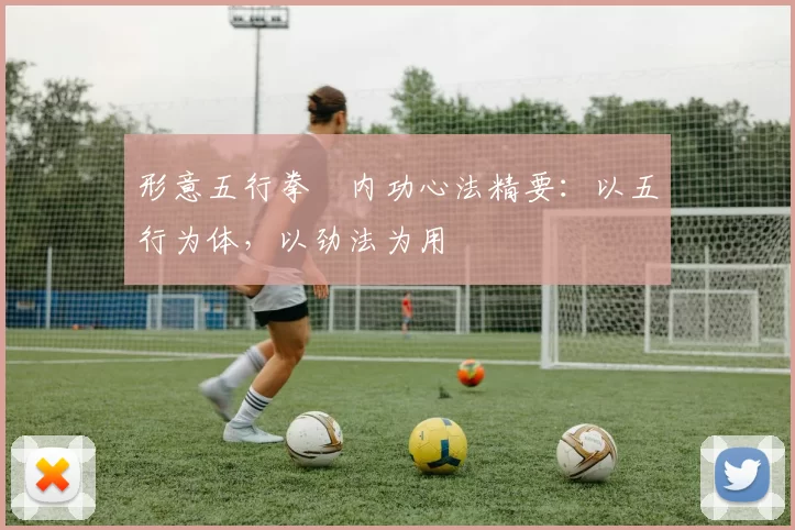 形意五行拳・内功心法精要：以五行为体，以劲法为用