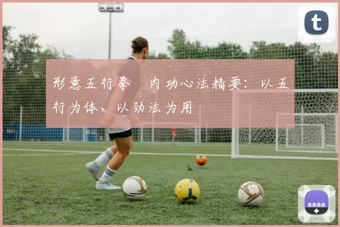 形意五行拳・内功心法精要：以五行为体，以劲法为用