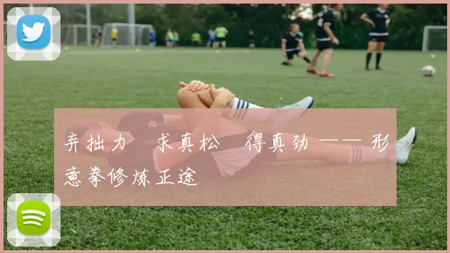 弃拙力・求真松・得真劲 —— 形意拳修炼正途