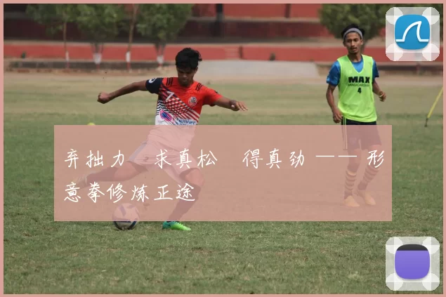 弃拙力・求真松・得真劲 —— 形意拳修炼正途
