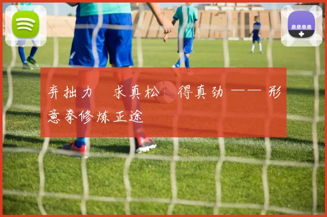 弃拙力・求真松・得真劲 —— 形意拳修炼正途