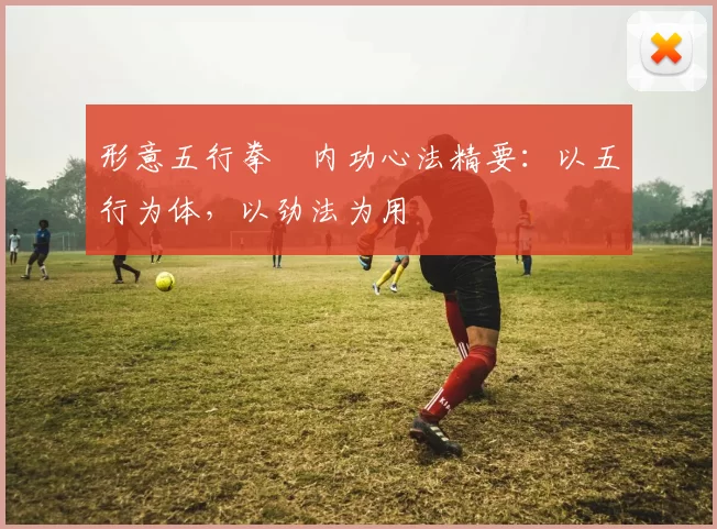 形意五行拳・内功心法精要：以五行为体，以劲法为用