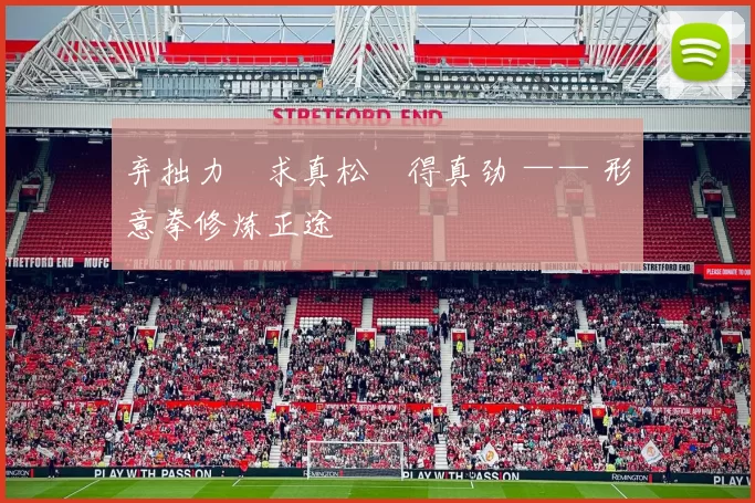 弃拙力・求真松・得真劲 —— 形意拳修炼正途