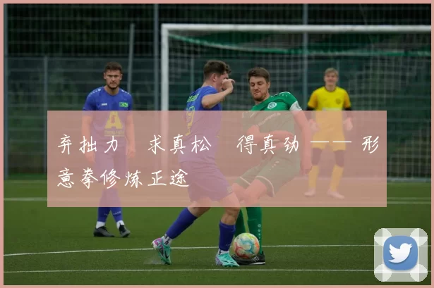 弃拙力・求真松・得真劲 —— 形意拳修炼正途