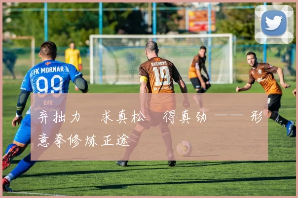 弃拙力・求真松・得真劲 —— 形意拳修炼正途